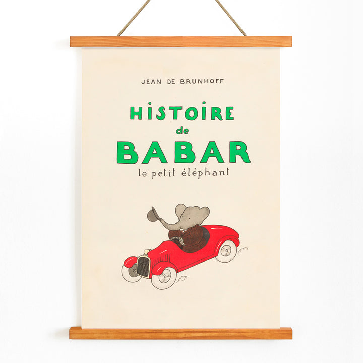 , with wooden magnetic frame on white background