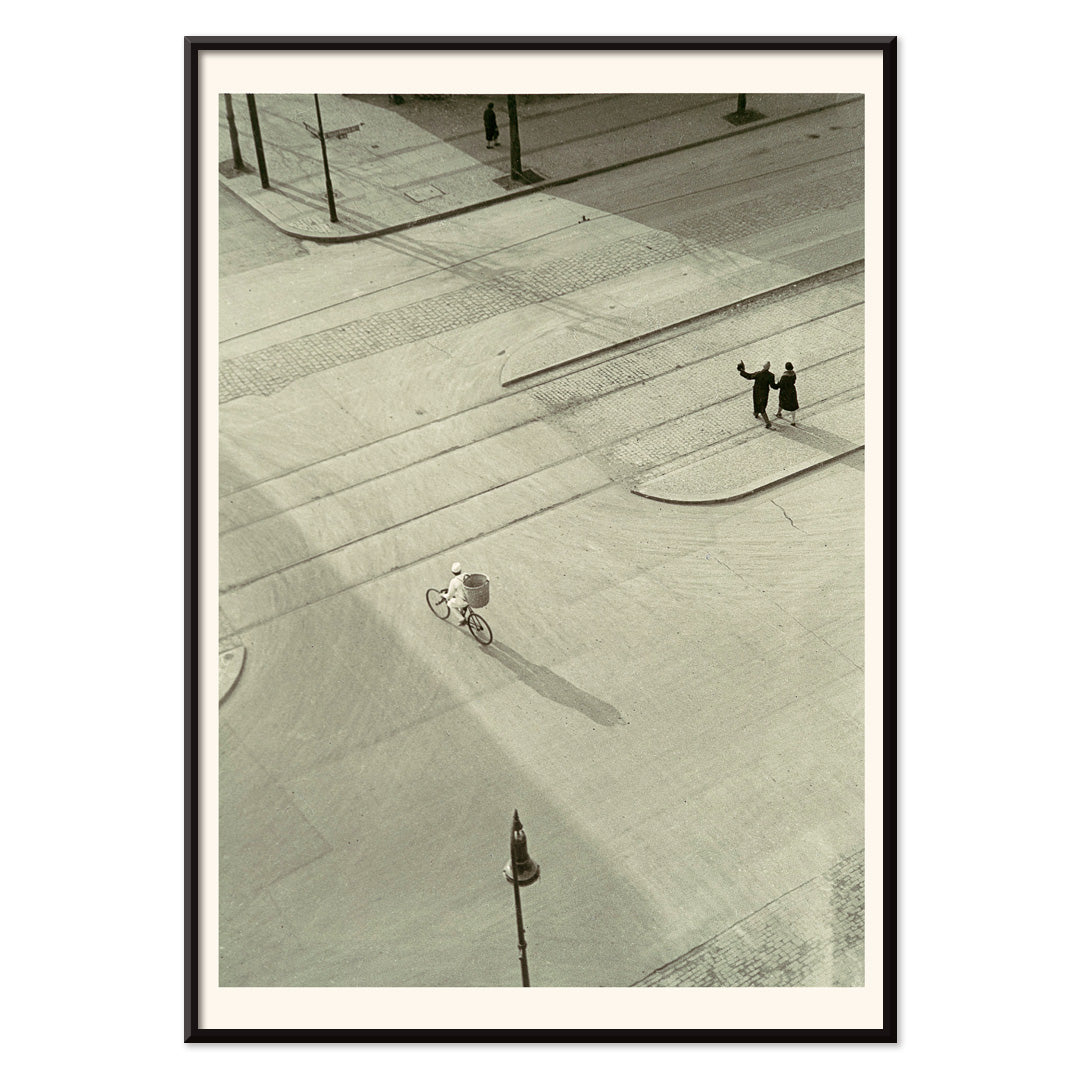 , with black aluminium frame on white background