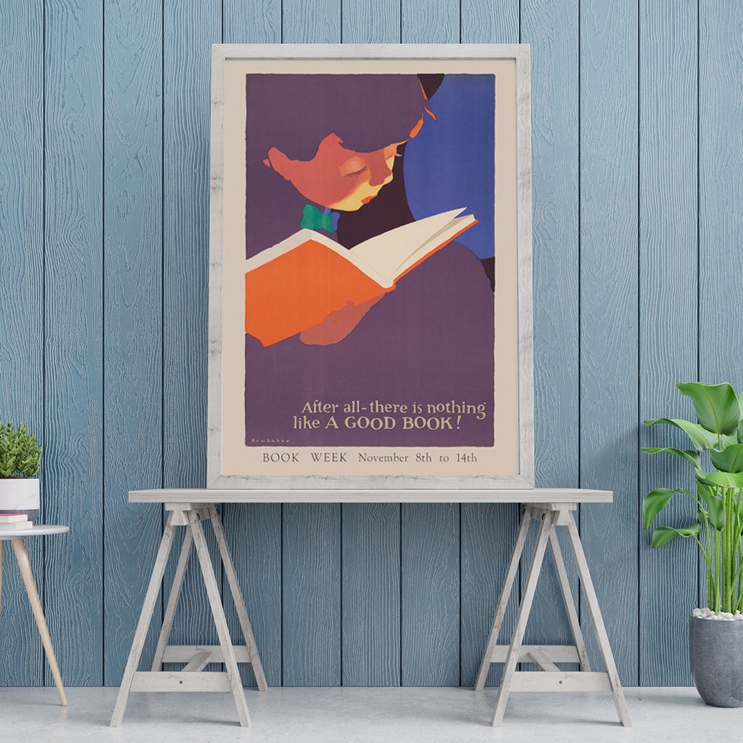 , framed and displayed in home decor