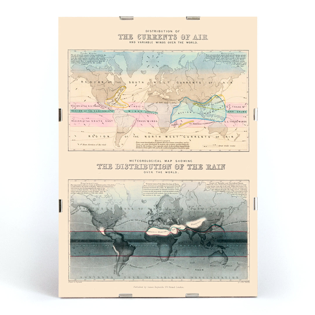 , framed and displayed in modern living room decor