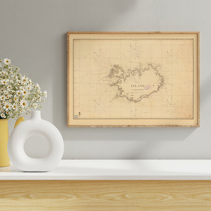 , framed and displayed in home decor