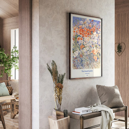 , framed and displayed in home decor