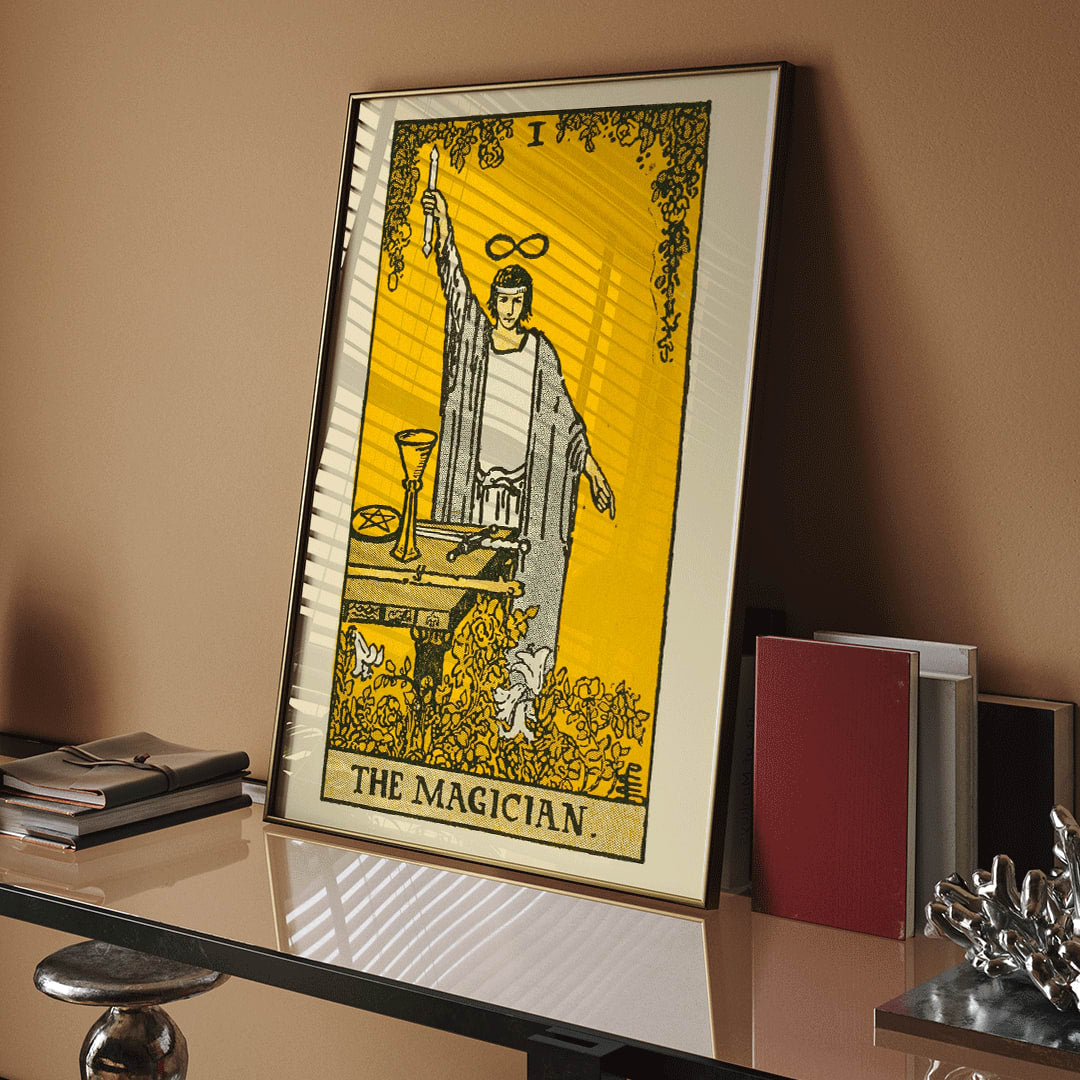 , framed and displayed in home decor