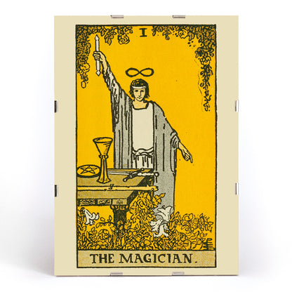 , framed and displayed in modern living room decor