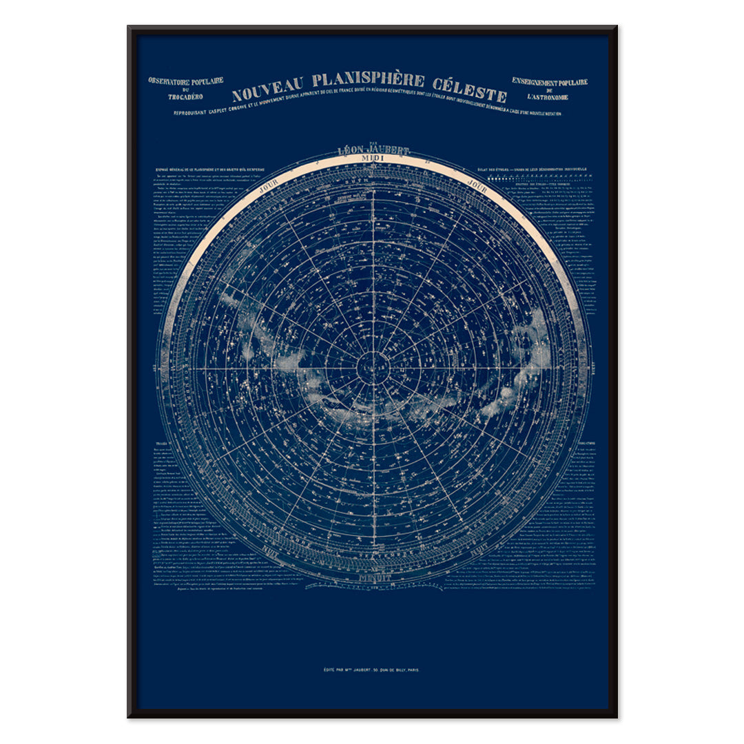 , with black aluminium frame on white background