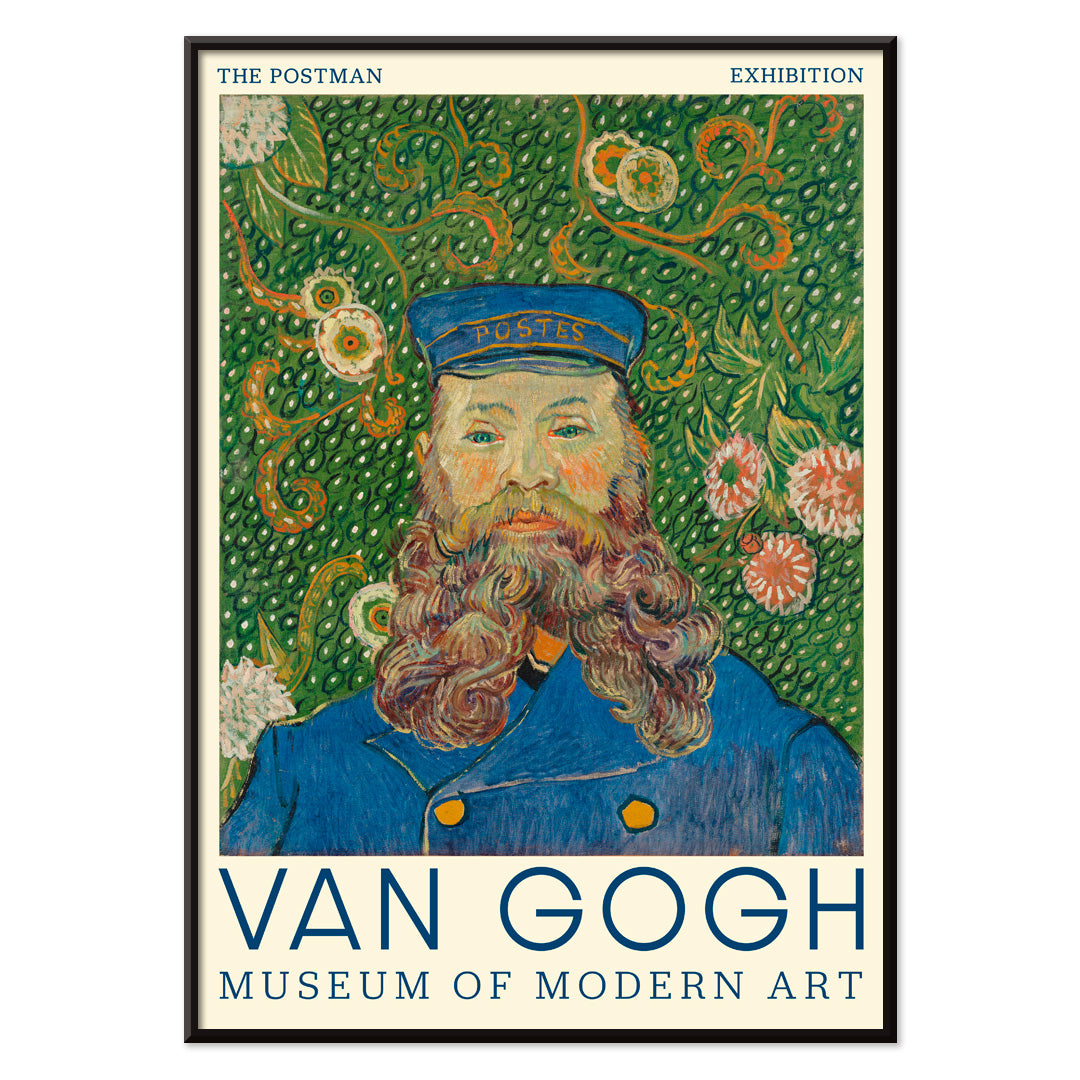 , with black aluminium frame on white background