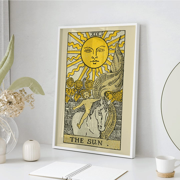 , framed and displayed in home decor