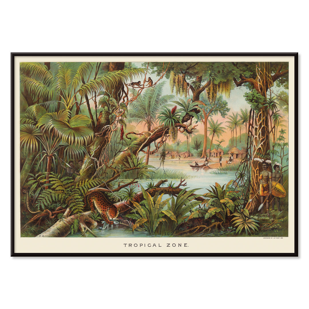 , with black aluminium frame on white background